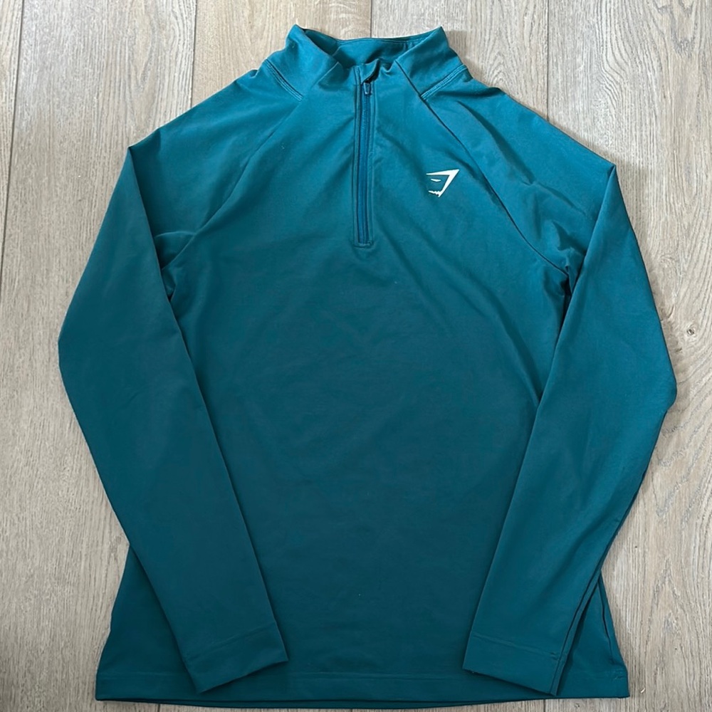 Gymshark Teal Quarter Zip